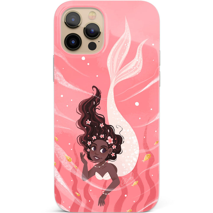 Cover Sirena dell'album Magiche creature di Chiara Civati Illustrator per iPhone, Samsung, Xiaomi e altri