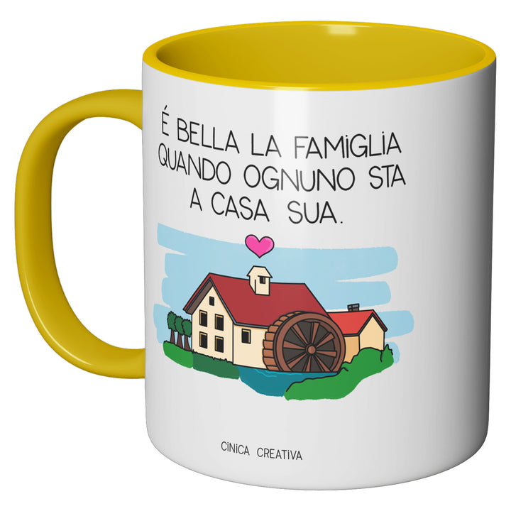 Tazza in ceramica Famiglia dell'album Tazze Ciniche di Cinica Creativa perfetta idea regalo