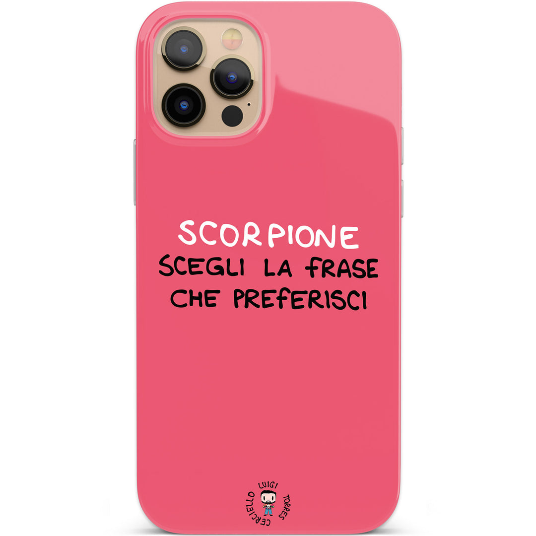 Cover Scorpione dell'album Segni zodiacali 2022 di Luigi Torres Cerciello per iPhone, Samsung, Xiaomi e altri