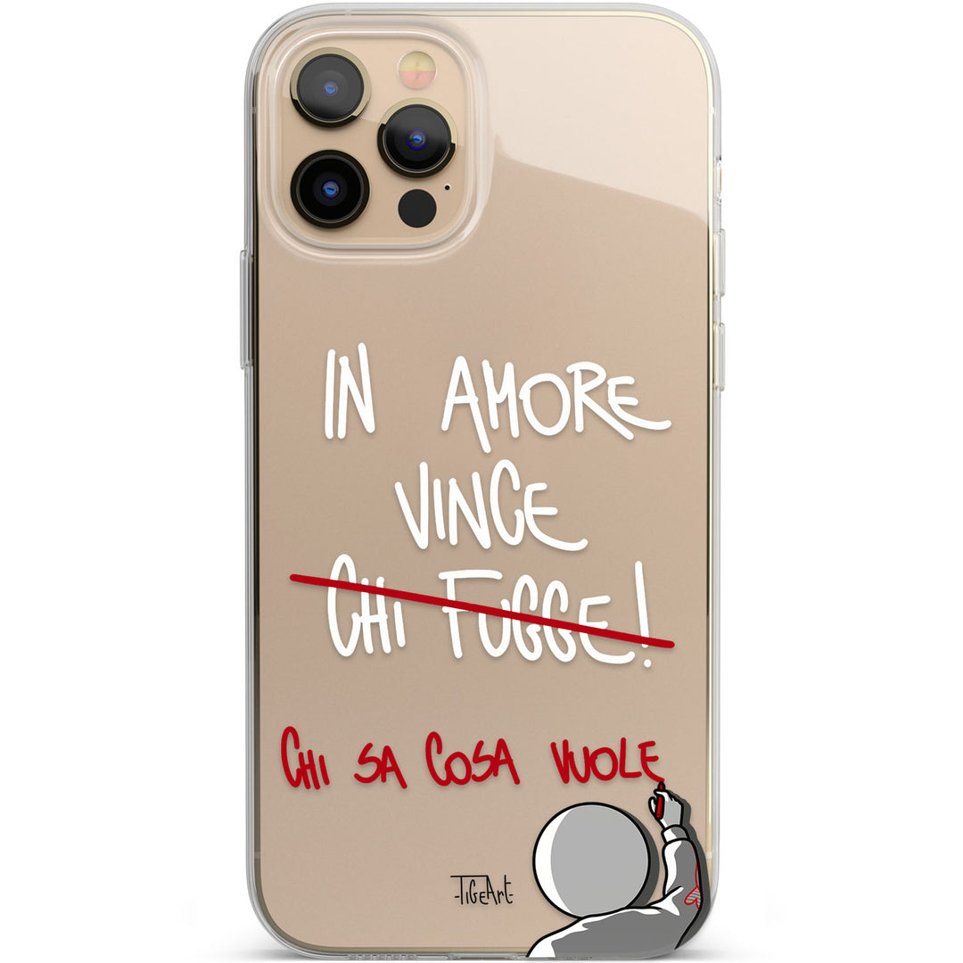 Cover In amore vince chi sa cosa vuole dell'album dimMI se chiAMI di TiGeArt per iPhone, Samsung, Xiaomi e altri