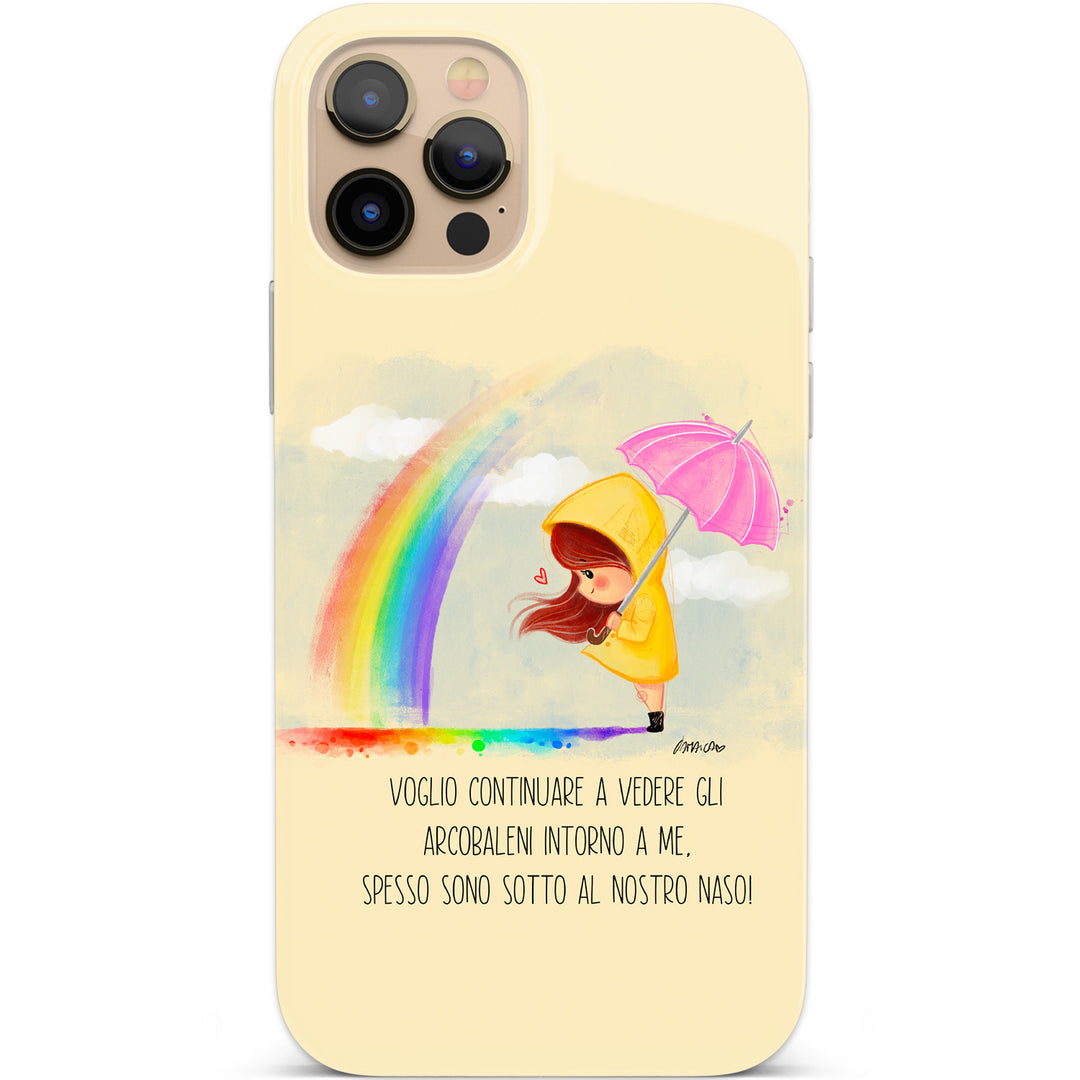 Cover Gli arcobaleni intorno a me dell'album Le illustrazioni spicciole di Jamaica Corridori per iPhone, Samsung, Xiaomi e altri