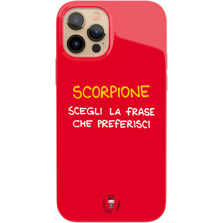Cover Scorpione dell'album Segni zodiacali 2023 di Luigi Torres Cerciello per iPhone, Samsung, Xiaomi e altri