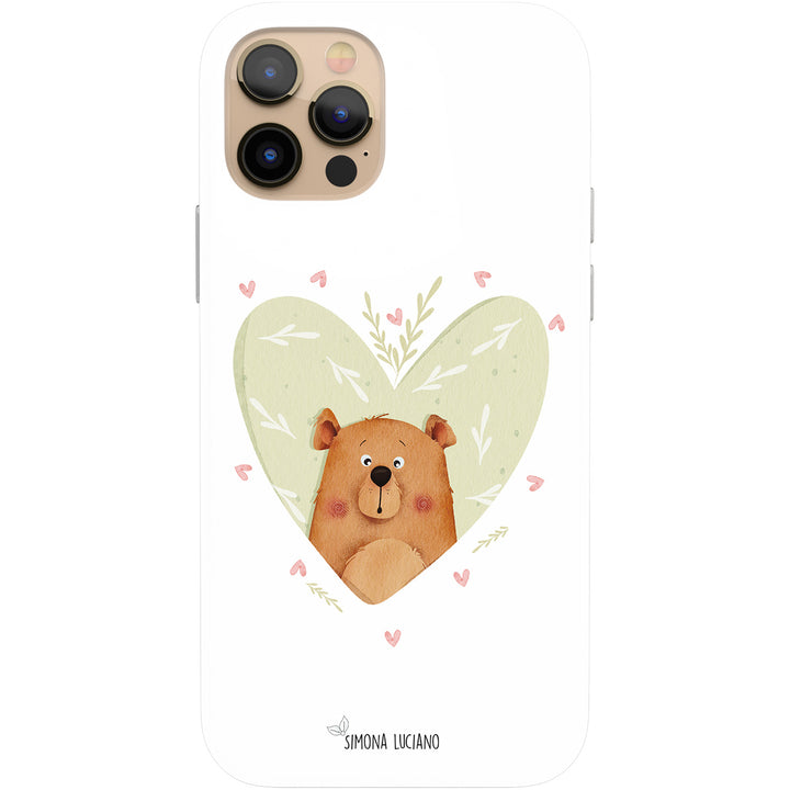 Cover Bear in love dell'album Flower di Simona Luciano per iPhone, Samsung, Xiaomi e altri