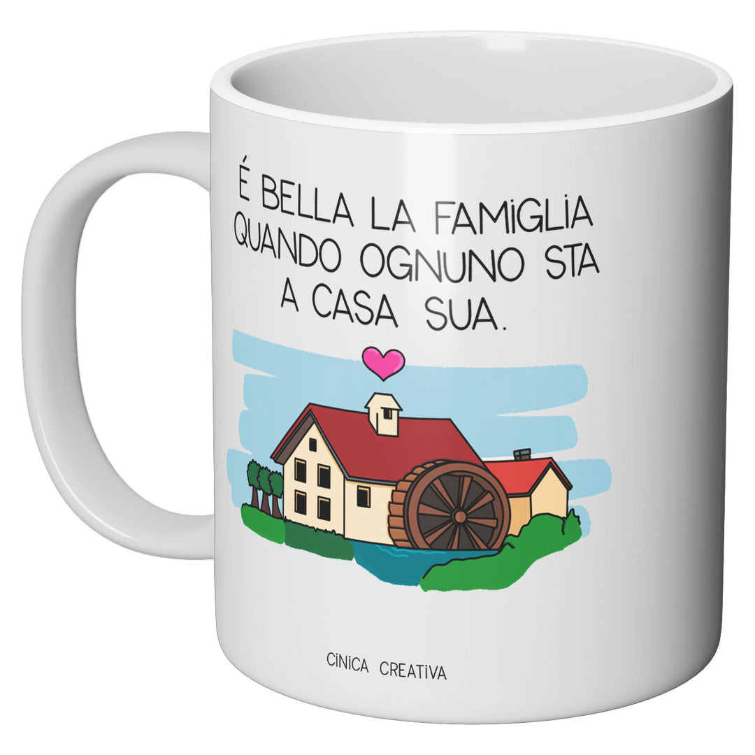 Tazza in ceramica Famiglia dell'album Tazze Ciniche di Cinica Creativa perfetta idea regalo