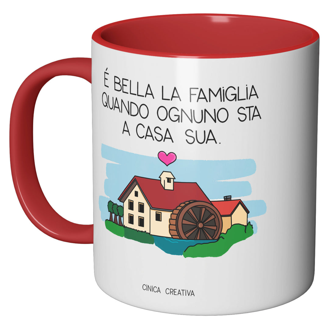 Tazza in ceramica Famiglia dell'album Tazze Ciniche di Cinica Creativa perfetta idea regalo