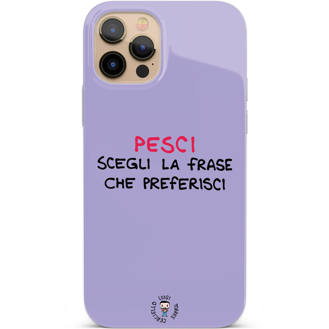 Cover Pesci dell'album Segni zodiacali 2022 di Luigi Torres Cerciello per iPhone, Samsung, Xiaomi e altri