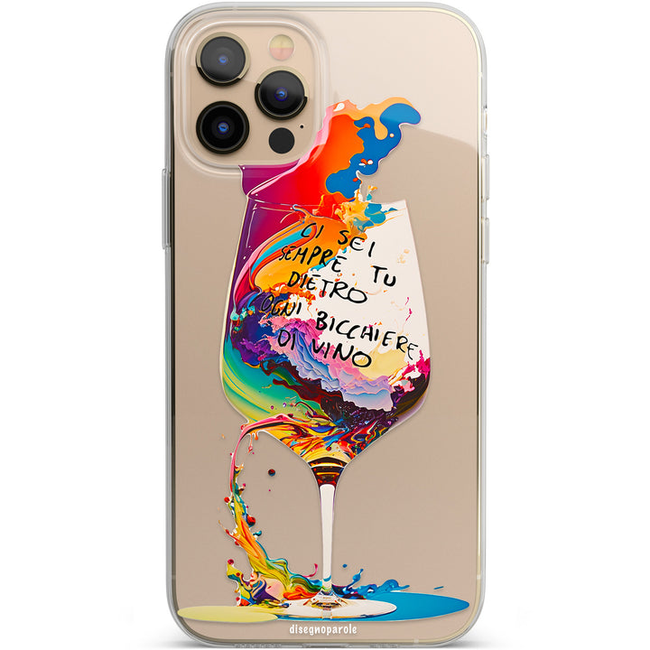 Cover Colpa del vino dell'album Wine lady di Disegnoparole per iPhone, Samsung, Xiaomi e altri
