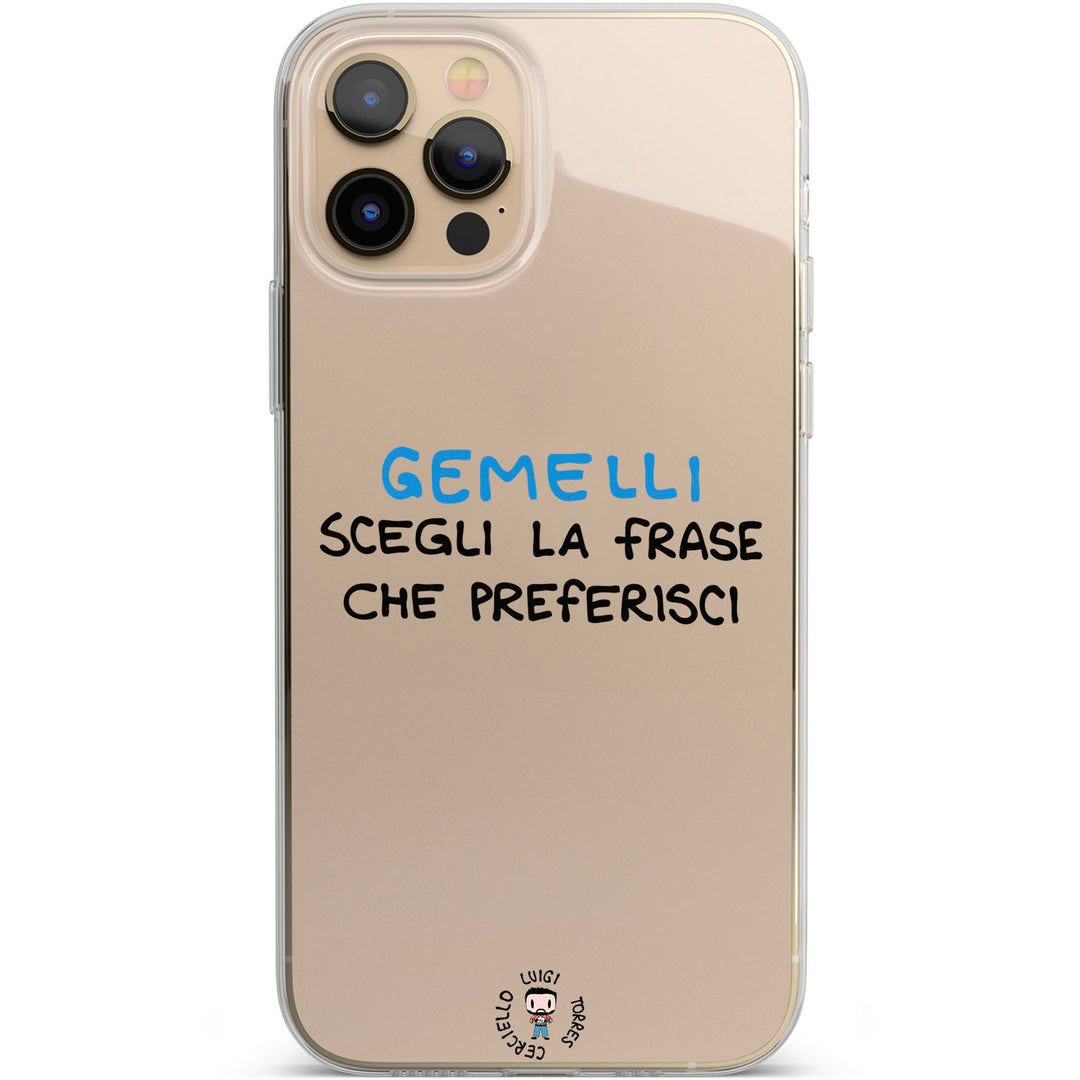 Cover Gemelli dell'album Segni zodiacali 2022 di Luigi Torres Cerciello per iPhone, Samsung, Xiaomi e altri