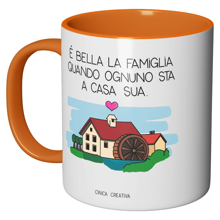 Tazza in ceramica Famiglia dell'album Tazze Ciniche di Cinica Creativa perfetta idea regalo