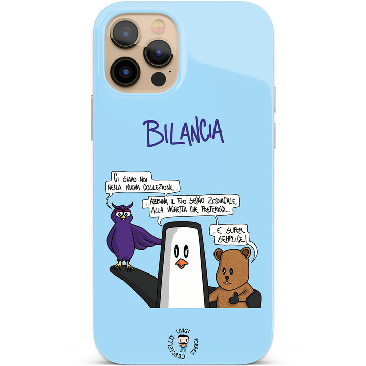 Cover Bilancia Cartoon Edition dell'album Segni zodiacali 2022 CE di Luigi Torres Cerciello per iPhone, Samsung, Xiaomi e altri