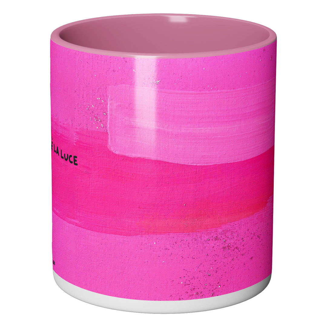 Tazza in ceramica Alla fine c'è la luce dell'album Therapy mug di Stella Bellingeri perfetta idea regalo