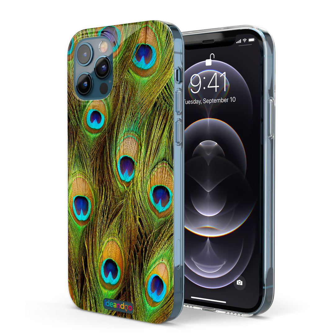 Cover Piume di pavone - foto con effetto rilievo dell'album Animali di Ideandoo per iPhone, Samsung, Xiaomi e altri