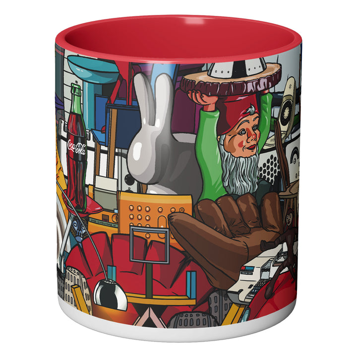 Tazza in ceramica Gli oggetti dell'album Chaotic mug di Daniele Pierantozzi perfetta idea regalo