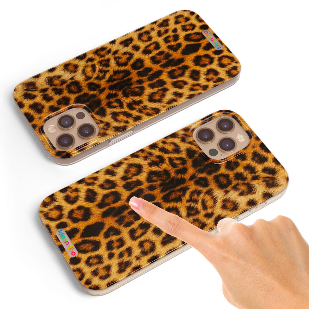 Smartphonica Custodia per iPhone 11 Pro con stampa tigre - cover posteriore con stampa pantera - Marrone Smartphonica Custodia per iPhone 11 Pro con stampa tigre - cover posteriore con stampa pantera - Marrone