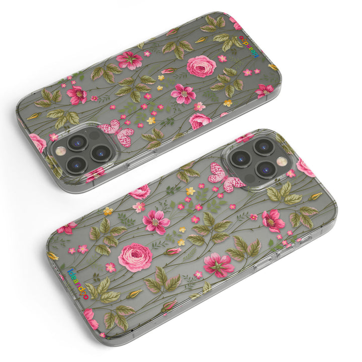 Cover Rose e farfalle dell'album Fiori di Ideandoo per iPhone, Samsung, Xiaomi e altri