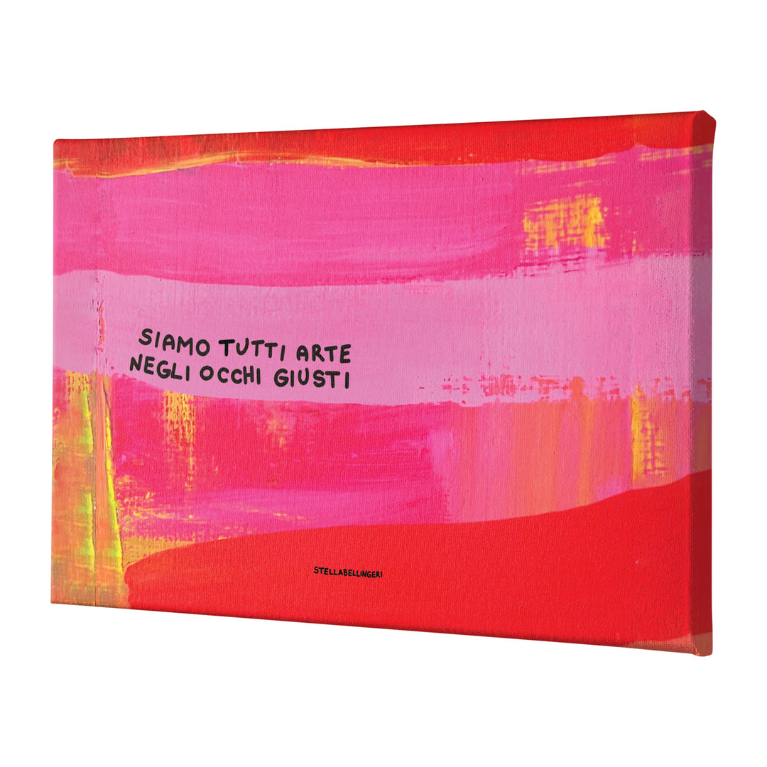 Quadro su tela Occhi giusti dell'album Tele Art is terapy di Stella Bellingeri stampa su tela di alta qualità per arredamento casa o ufficio