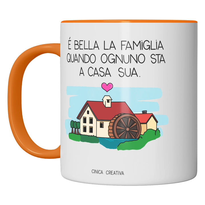 Tazza in ceramica Famiglia dell'album Tazze Ciniche di Cinica Creativa perfetta idea regalo