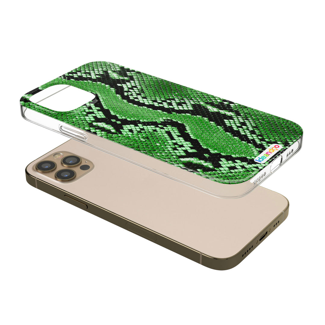 Cover Pitonata verde - foto con effetto rilievo dell'album Animali di Ideandoo per iPhone, Samsung, Xiaomi e altri
