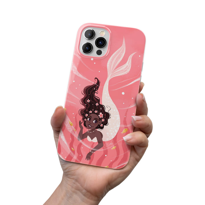 Cover Sirena dell'album Magiche creature di Chiara Civati Illustrator per iPhone, Samsung, Xiaomi e altri