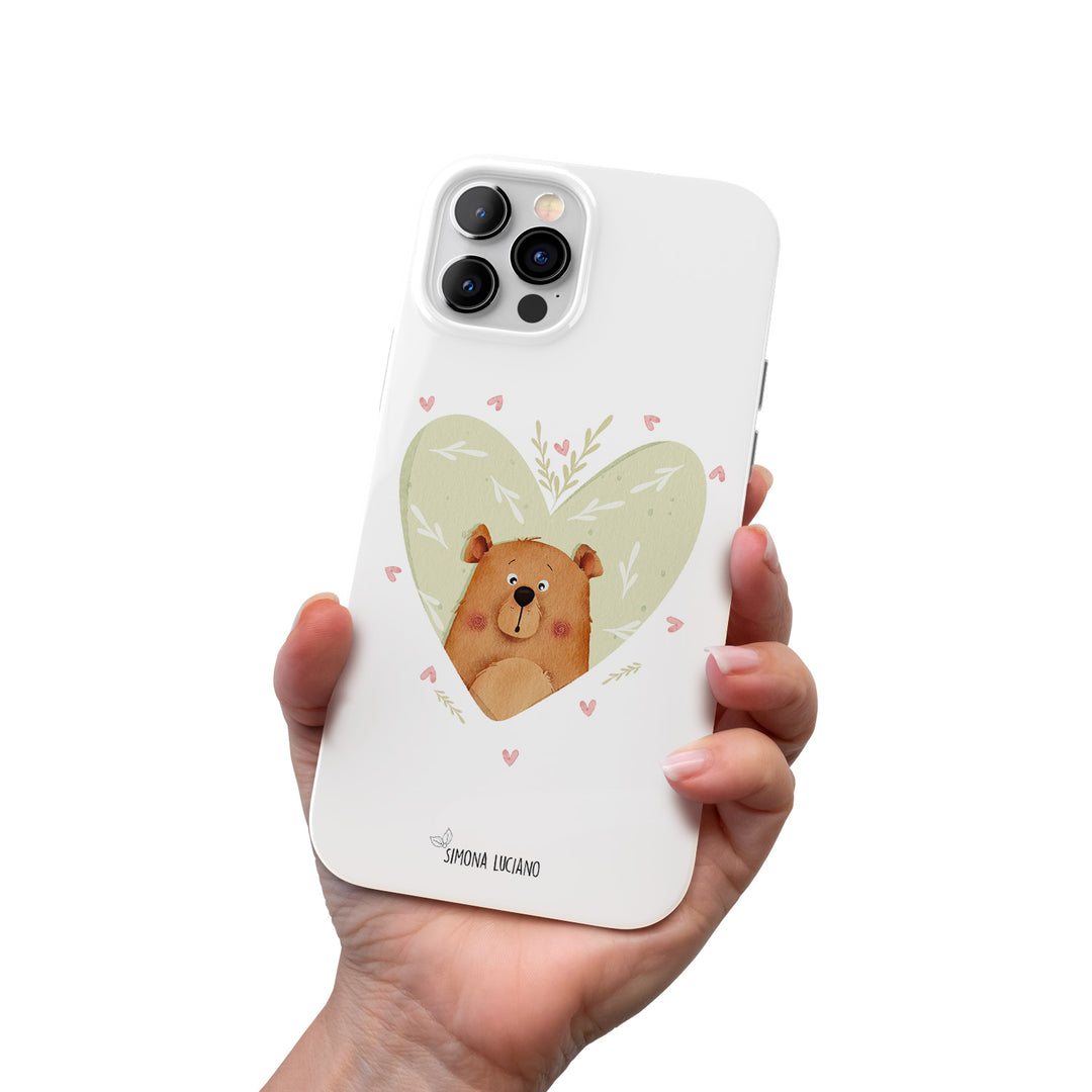 Cover Bear in love dell'album Flower di Simona Luciano per iPhone, Samsung, Xiaomi e altri