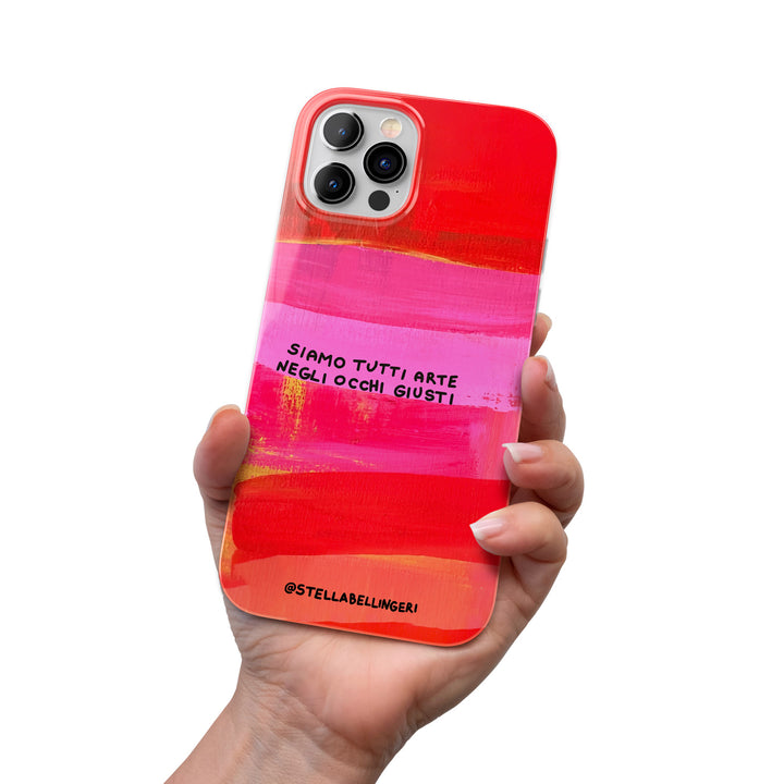 Cover Siamo tutti arte negli occhi giusti dell'album art is therapy di Stella Bellingeri per iPhone, Samsung, Xiaomi e altri
