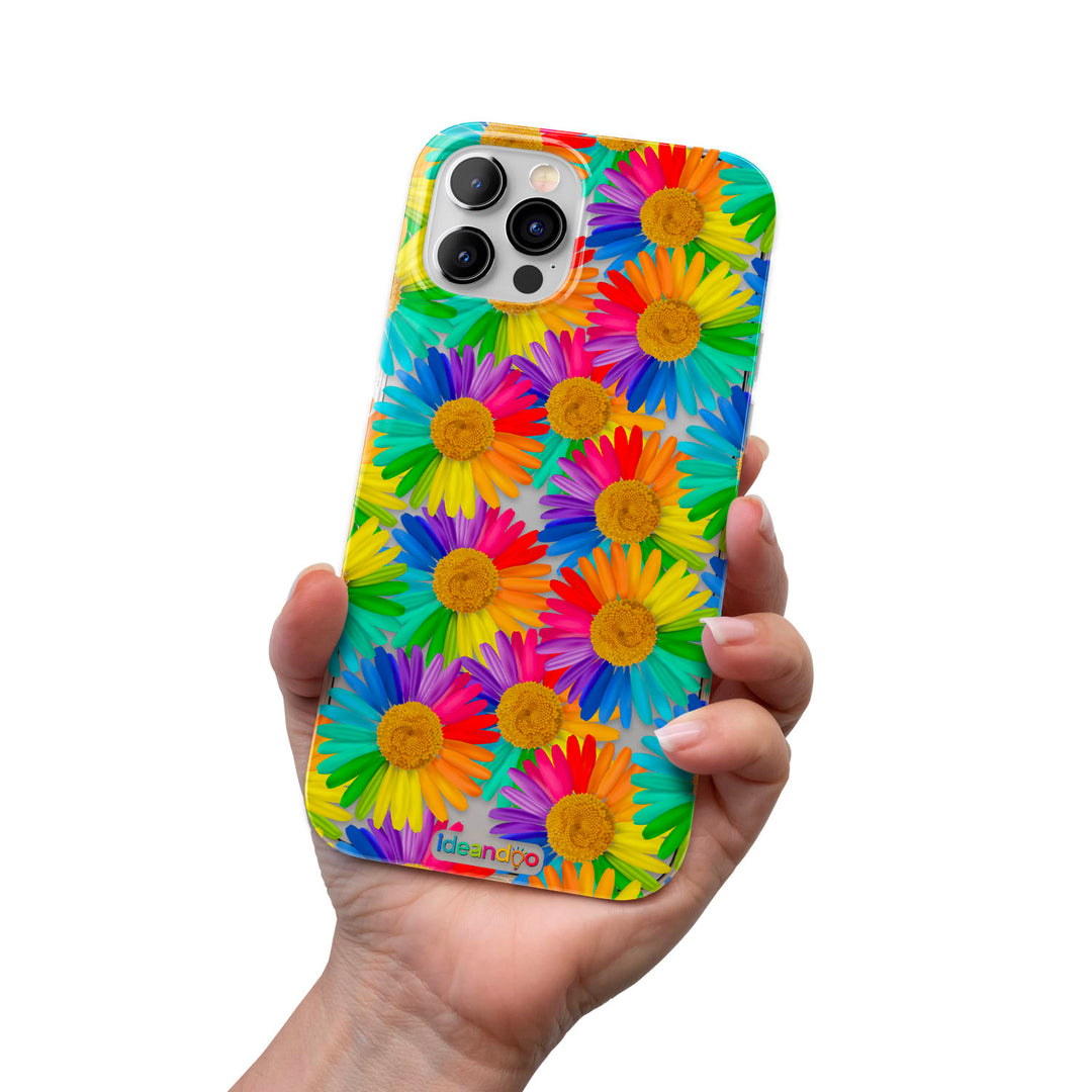 Cover Margherite arcobaleno dell'album Fiori di Ideandoo per iPhone, Samsung, Xiaomi e altri