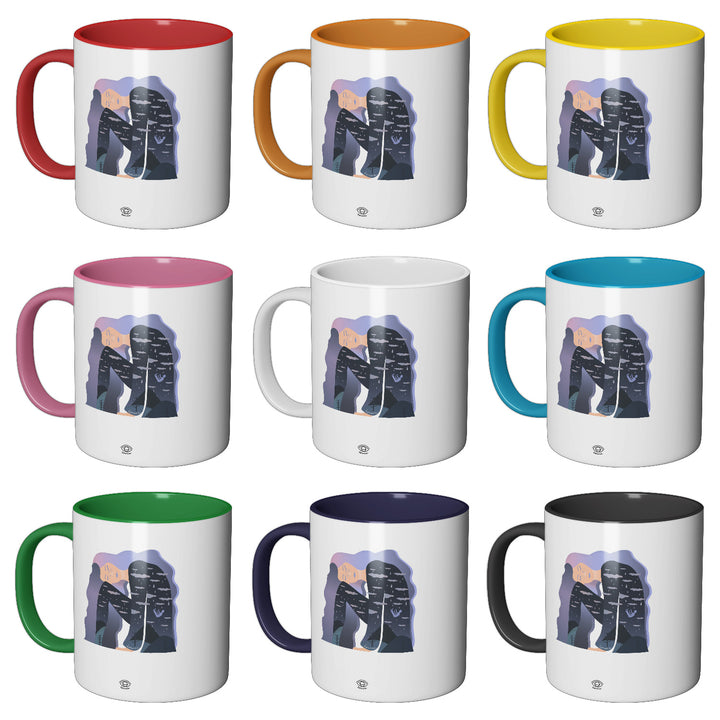 Tazza in ceramica Ragazza pensierosa dell'album Tazze umorali di Donnie perfetta idea regalo