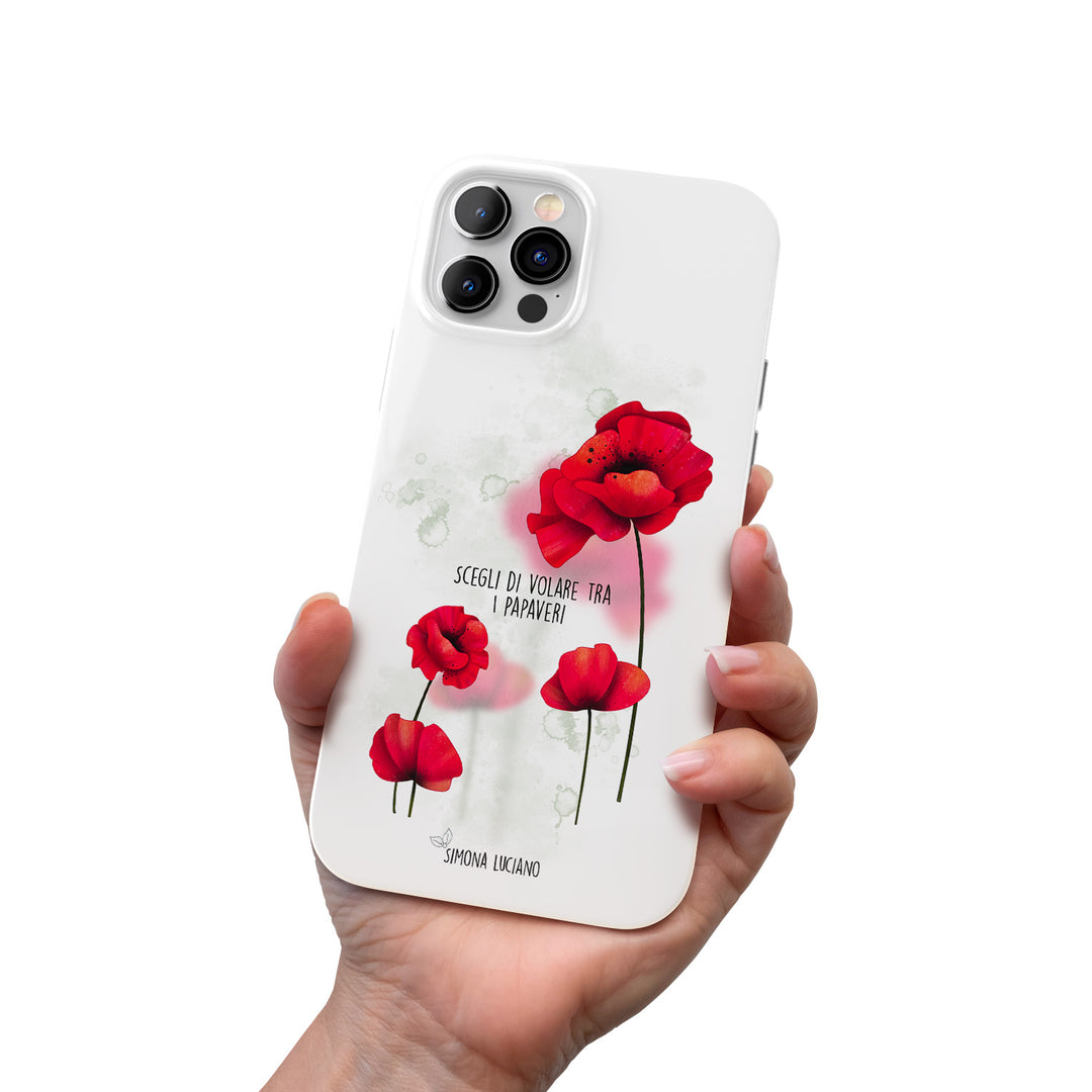 Cover Papaveri dell'album Flower di Simona Luciano per iPhone, Samsung, Xiaomi e altri