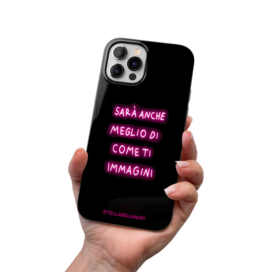 Cover Sarà anche meglio dell'album Neon art di Stella Bellingeri per iPhone, Samsung, Xiaomi e altri