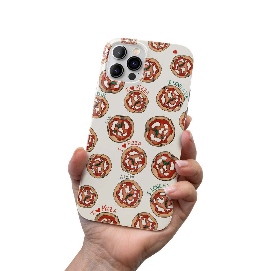 Cover i love pizza dell'album Food lover di Art Lu - food illustration per iPhone, Samsung, Xiaomi e altri