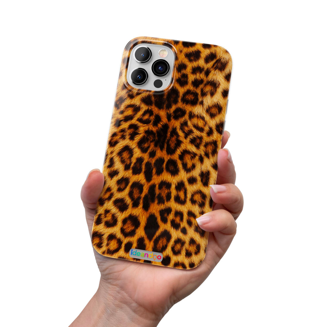 Cover Leopardata macchie ghepardo - foto con rilievo dell'album Animali di Ideandoo per iPhone, Samsung, Xiaomi e altri