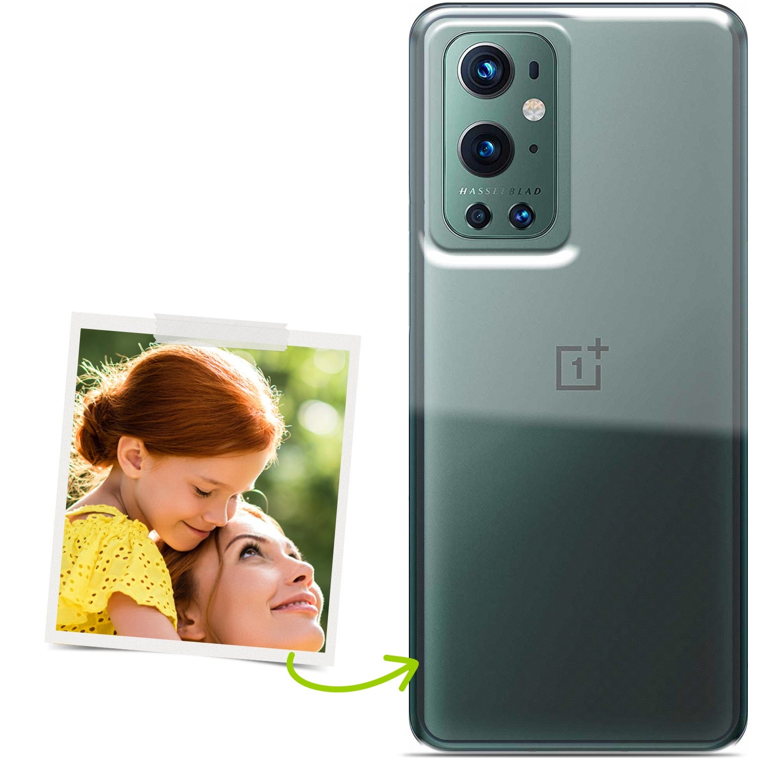 Custodia In TPU Per OnePlus 9 Pro – Sottile, Antishock, Design Minimalista, Antiscivolo, Colore Ciano Chiaro