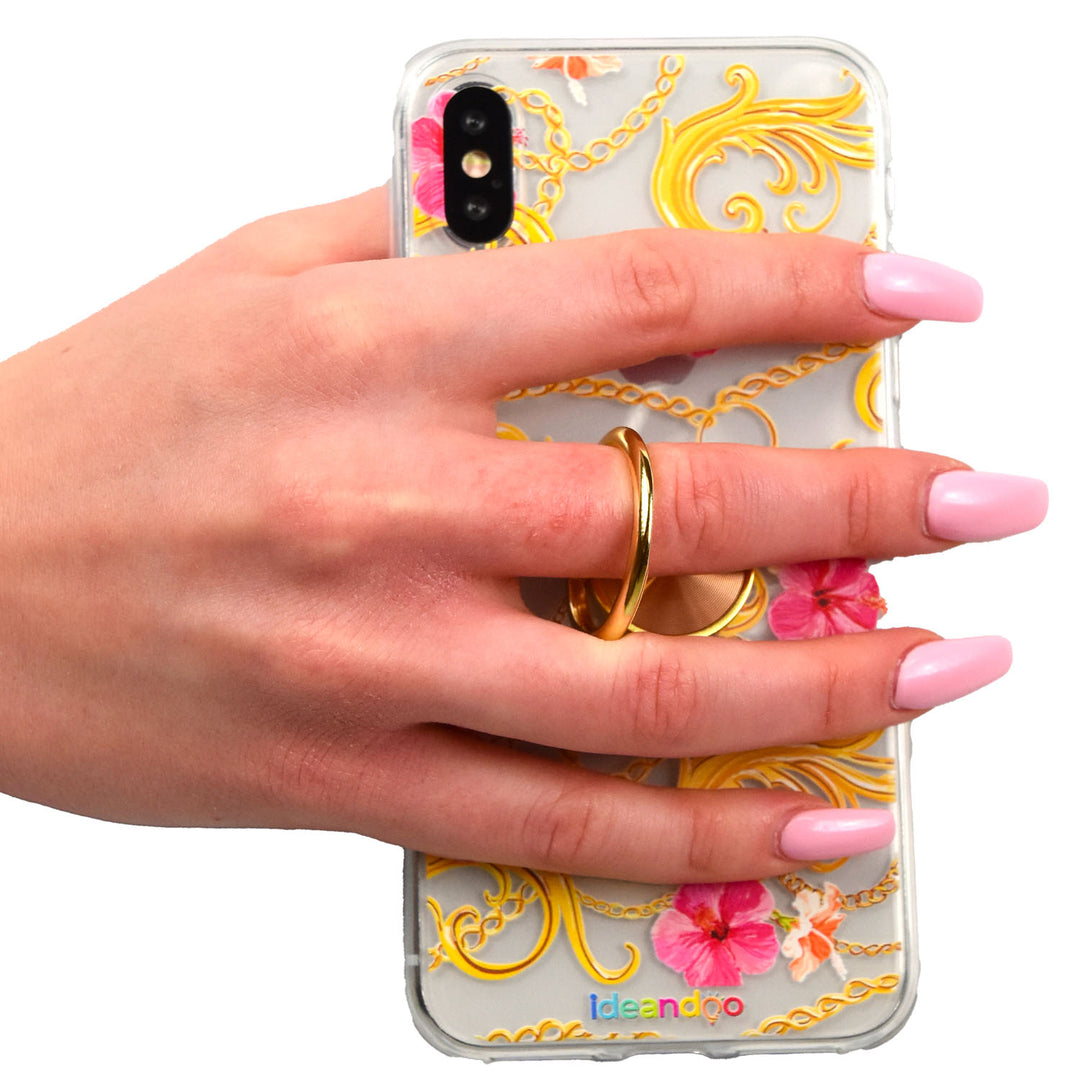 Ringstent anello adesivo da applicare su cover, migliora impugnatura per telefoni cellulari e smartphone